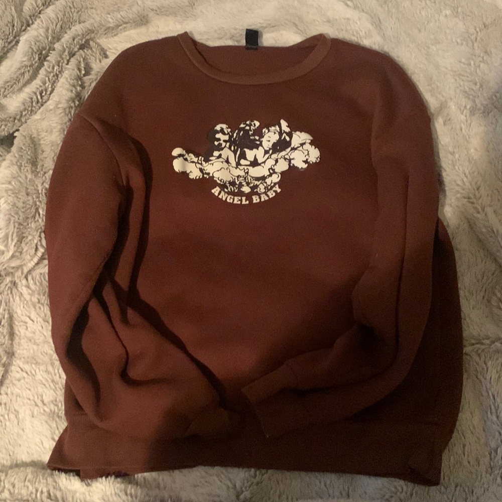 Brown crewneck